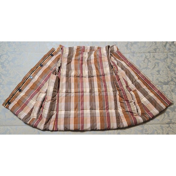 Liz Claiborne Plaid Quilted Puffer Vest Large Full Zip - Picture 4 of 8